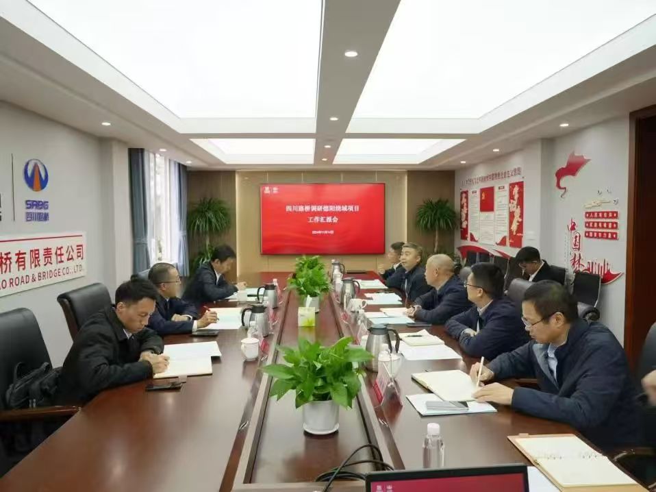 四川路桥党委副书记、副董事长、总经理羊勇率队到直属企业调研