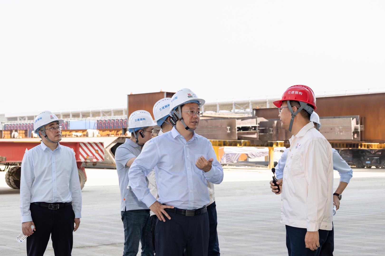 四川路桥党委委员、纪委书记焦利军带队到交建集团项目一线调研指导工作